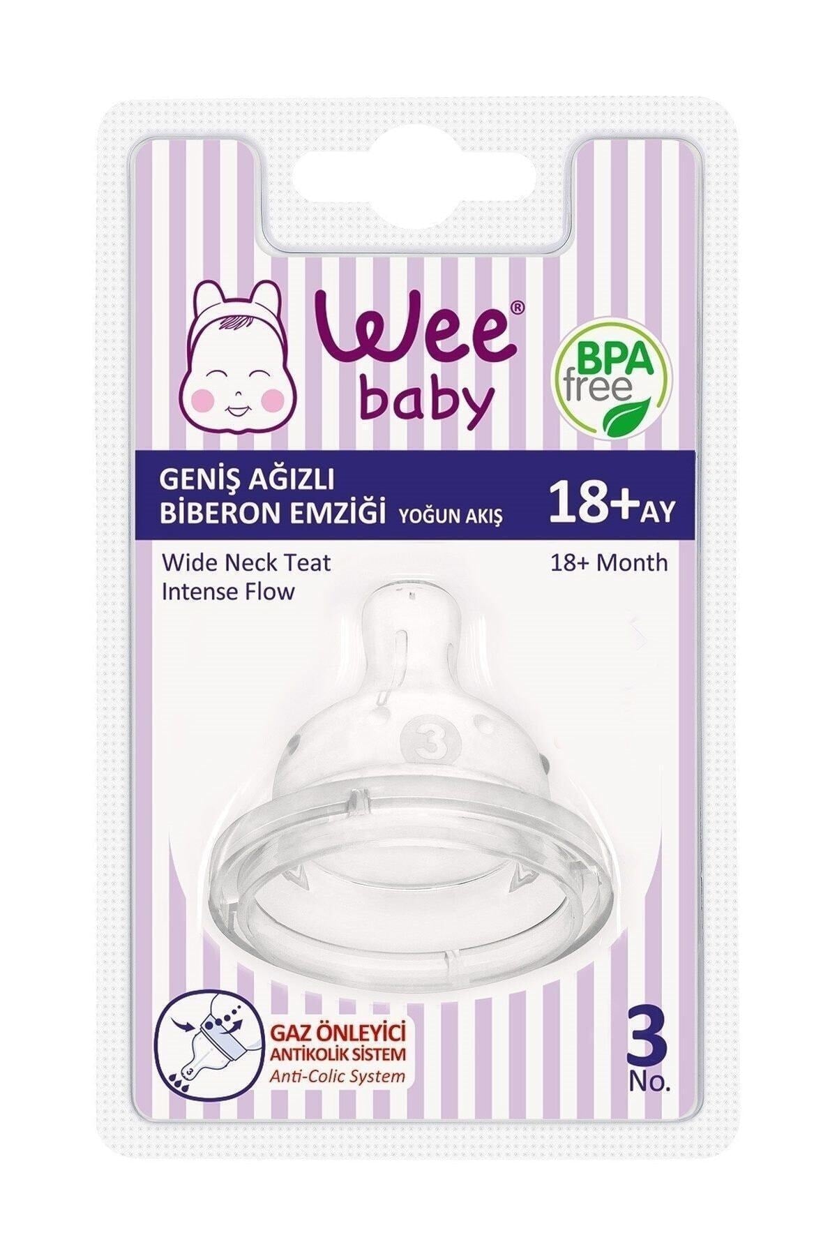 Wee Baby Geniş Ağızlı Biberon Emziği Normal Akış