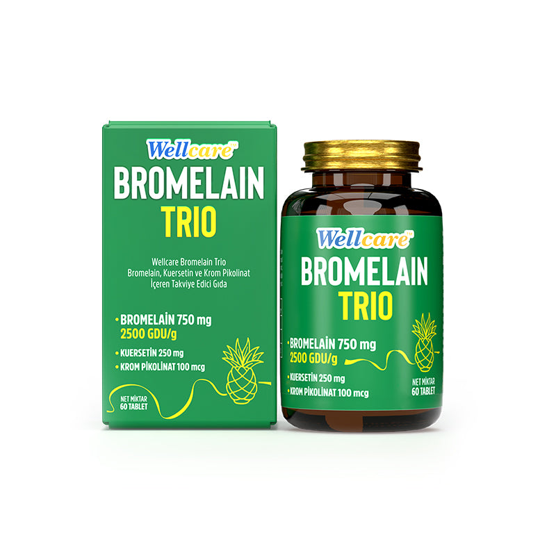 Wellcare Bromelain TRIO 60 Tablet