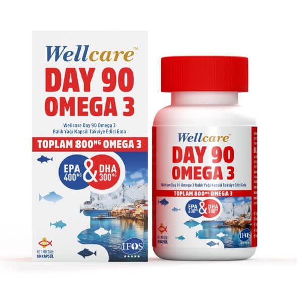 Wellcare Day Omega 3 90 Kapsül