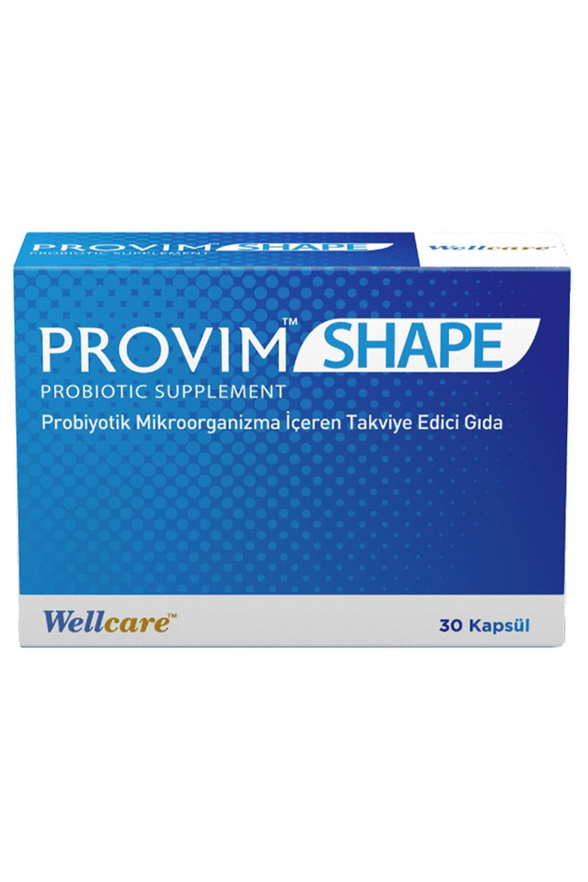 Wellcare Provim Shape Takviye Edici Gıda 30 Kapsül