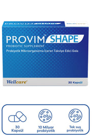 Wellcare Provim Shape Takviye Edici Gıda 30 Kapsül