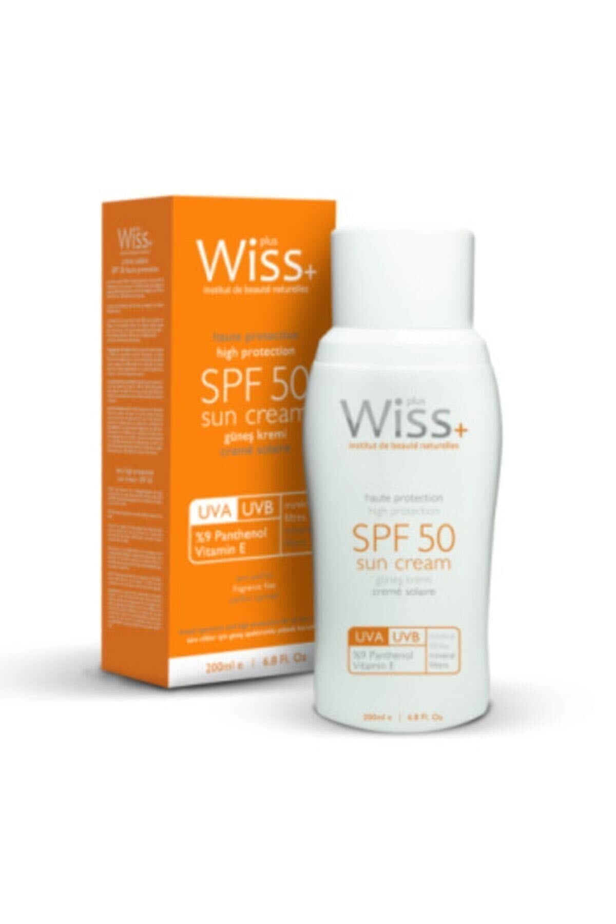 Wiss Plus + SPF 50 Güneş Kremi 200ml