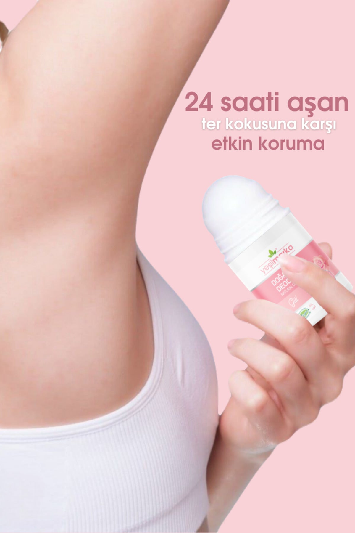 Yeşilmarka Doğal Gül Kokulu Deodorant 50 ml