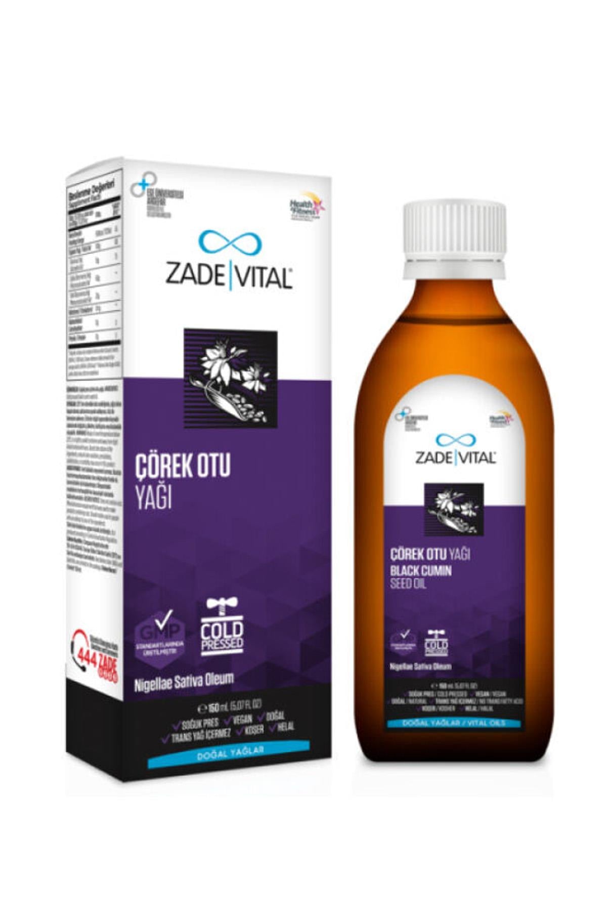 Zade Vital Çörek Otu Yağı 150 ml