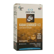 Zade Vital Kabak Çekirdeği Yağı 320 mg 60 Blister Kapsül